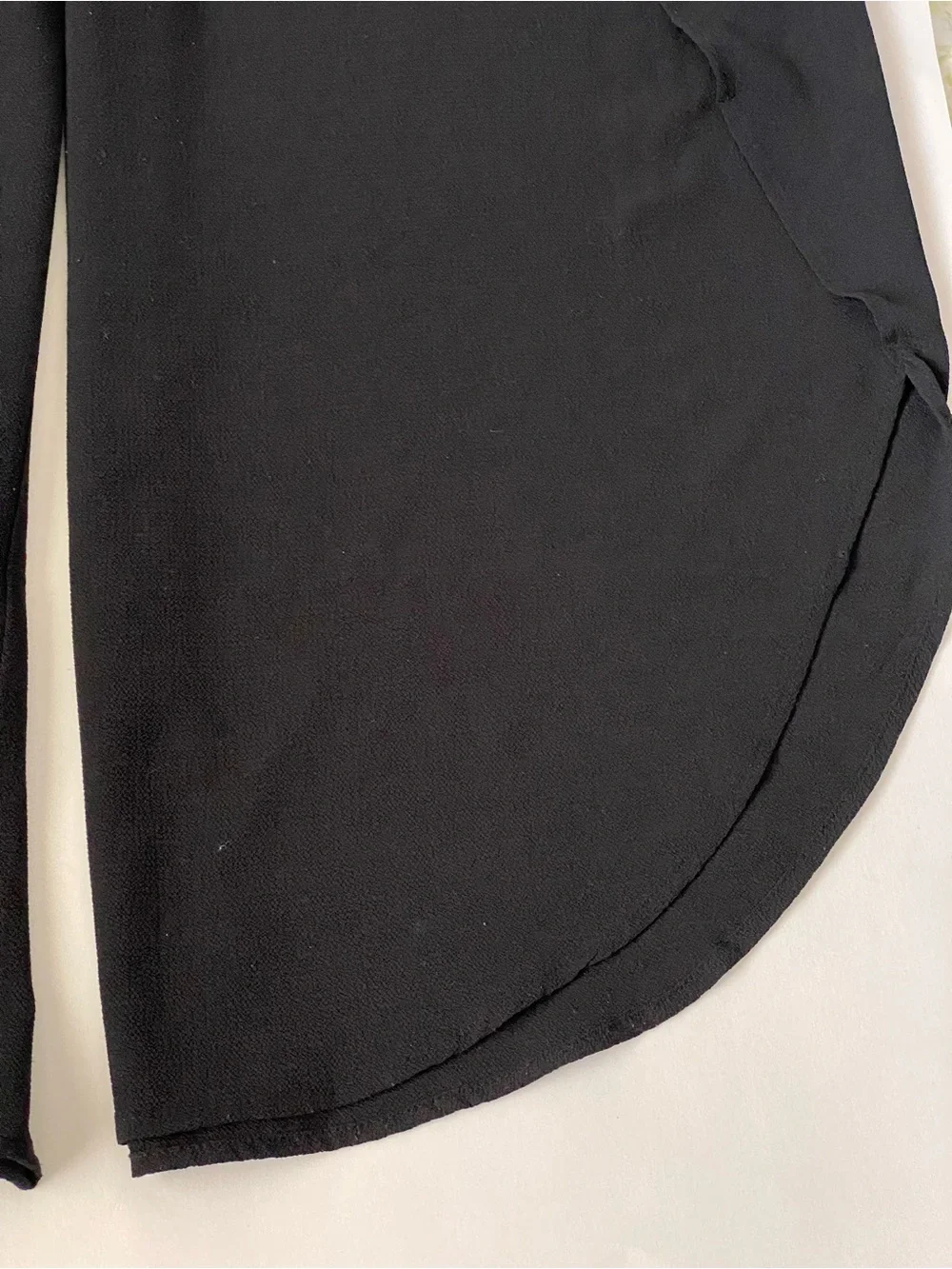 Cleo Black Elastic Waist Tulip Pants Size XL - Picture 4 of 12